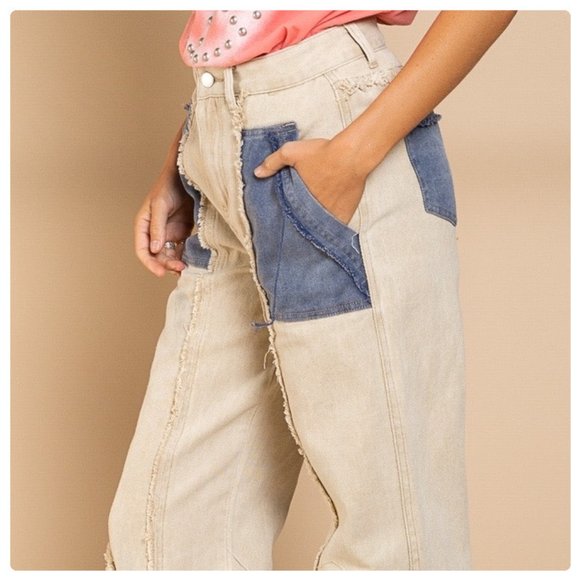 POL Jogger Jean-Patch Pants - Picture 3 of 8